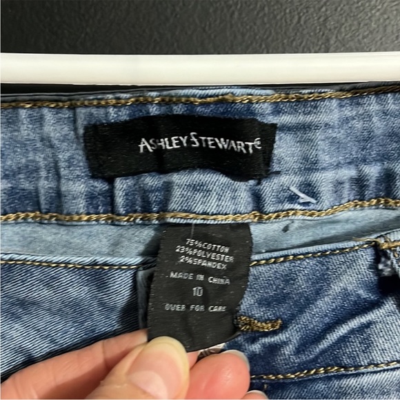 Ashley Stewart Light Wash Flare Jeans Size: 10 - Picture 7 of 8